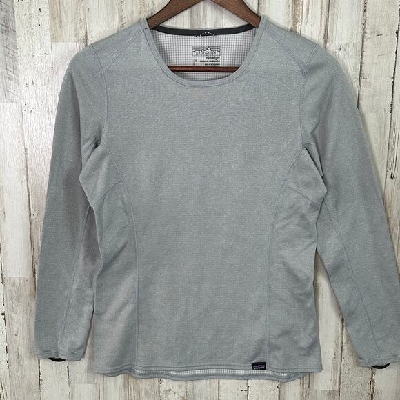 Patagonia Tops - Patagonia Capilene Baselayer Shirt Women’s SM Midweight Polartec Gray Hike Ski